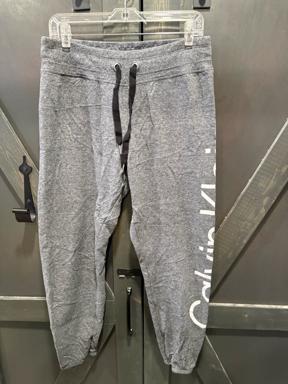 Calvin Klein Gray Logo Jogger Pants